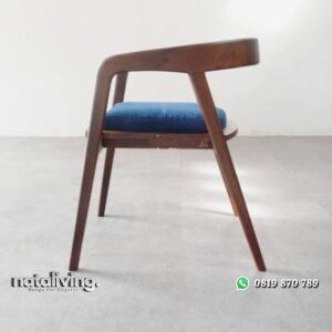 Kursi cafe kayu jati bantalan tebal kursi makan terbaik nataliving furniture