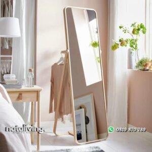 Miror kayu jati modern cermin kekinian terlaris nataliving furniture