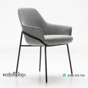 Kursi cafe elegan kaki besi kursi makan full jok terbaru nataliving furniture