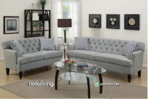 1 Set Kursi Tamu Sofa Modern nataliving furniture
