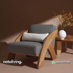 Kursi sofa santai kayu jati terbaik kursi terlaris nataliving furniture