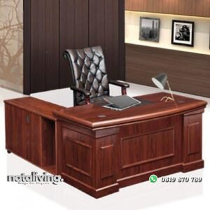 Meja kantor kayu jati terbaru natural meja direksi nataliving furniture