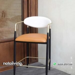Kursi bar besi sandaran dudukan oscar kursi bar custom nataliving furniture