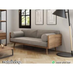 Bangku kayu jati tebal sofa terbaru mewah nataliving furniture