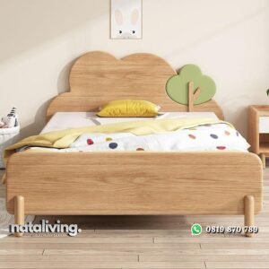 Tempat tidur anak klasik kayu jati dipan anak terbaru nataliving furniture