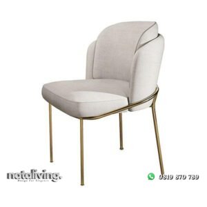 Kursi makan besi gold jok doble kursi cafe besi terlaris nataliving furniture