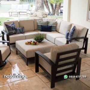 Kursi sofa tamu sudut busa tebal kursi tamu modern nataliving furniture
