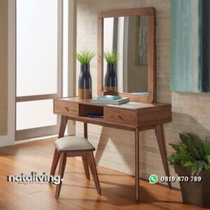 Meja rias retro kayu jati meja konsul terbaik nataliving furniture