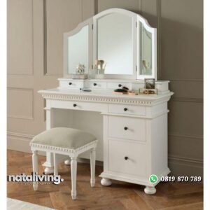 Meja rias artis terbaru tolet finishing duco nataliving furniture