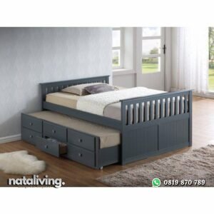 Tempat tidur anak terbaru model laci dipan anak jari2 nataliving furniture