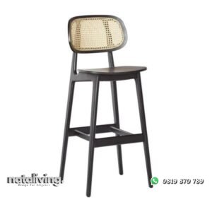 Kursi bar terbaru sandaran rotan kursi bar kayu jati nataliving furniture