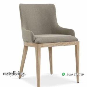Kursi cafe kayu jati dudukan dan sandaran full busa nataliving furniture