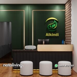 Meja resepsionis full kayu jati meja resepsionis salur modern nataliving furniture