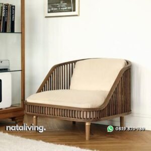 Kursi santai single kayu jati tua kursi teras jumbo terbaik nataliving furniture