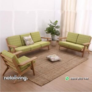 Kursi tamu retro kayu jati bangku tamu terbaik nataliving furniture