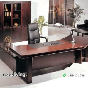 Meja kantor terbaru meja kerja kayu jati tpk terbaik nataliving furniture
