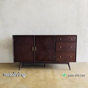 Bufet minimalis kayu jati modern bufet tv laci nataliving furniture