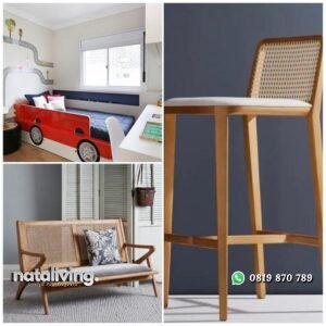 Dp 30% dipan anak, kursi bar dan bangku nataliving furniture