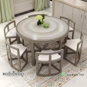 Kursi makan terbaru kursi makan yg lagi viral kayu jati nataliving furniture