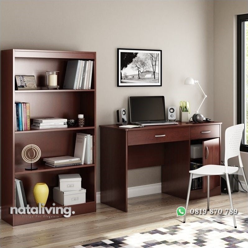 Set Meja Kantor Minimalis Cursa nataliving furniture 1 Set Meja Kantor Minimalis Cursa nataliving furniture 1