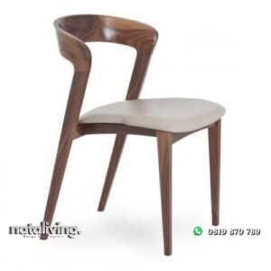 Kursi cafe sandaran lengkung dudukan busa kursi cafe murah nataliving furniture