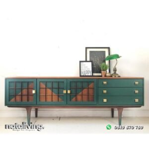 Bufet tv klasik kayu jati meja tv finishing kombinasi terbaru nataliving furniture