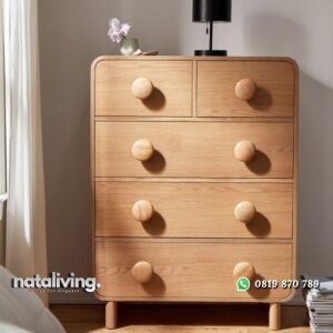 Bufet retro terbaru kayu jati bufet dengan laci modern nataliving furniture