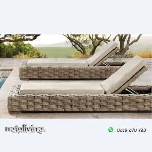 Lonjer anyaman tali rope terbaru lonjer outdoor modern nataliving furniture