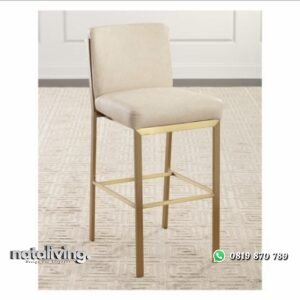 Kursi bar terbaru besi finishing gold kursi bar modern nataliving furniture