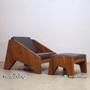 Kursi santai unik kursi pantai terbaru kayu jati nataliving furniture
