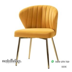 Kursi cafe stainless gold kursi makan terbaru jok tebal nataliving furniture