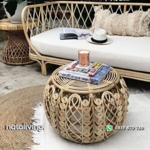 Meja rotan alami terbaru meja coffe terlaris nataliving furniture