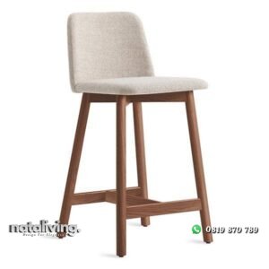 Kursi bar terlaris kayu jati jok busa bar stool modern nataliving furniture