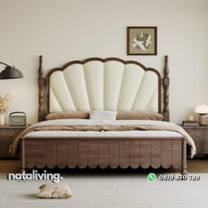 Dipan klasik jok mewah tempat tidur kayu jati terbaik nataliving furniture