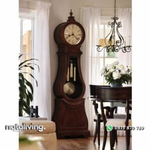 Almari jam kayu jati lemari jam sudut terbaik nataliving furniture