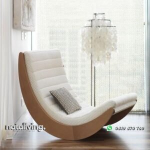 Kursi males kayu jati modern kursi goyang unik nataliving furniture