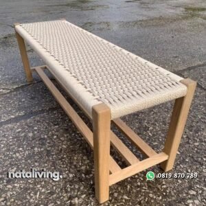Bangku terbaru kayu jati dudukan lum nataliving furniture