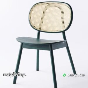 Kursi cafe terbaru sandaran rotan kursi cafe duco hijau nataliving furniture