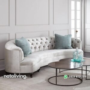 Sofa cester model lengkung sofa tamu terbaru nataliving furniture