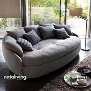 Sofa santai besar full bantalan sofa bed bundar nataliving furniture