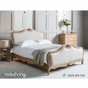 dipan kayu jati finishing klasik dipan jok polos mewah nataliving furniture