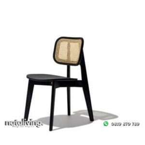 Kursi cafe sandaran rotan alami kursi cafe murah nataliving furniture