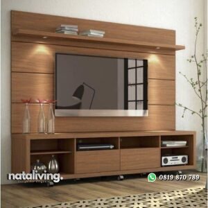 Partisi modern kayu jati lemari kabinet murah nataliving furniture