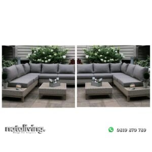 DP set sofa custom rotan sintetis outdoor (pesanan pribadi) nataliving furniture