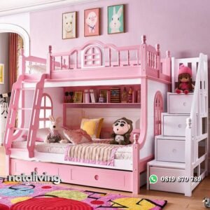 Tempat tidur anak tingkat dipan anak terlaris nataliving furniture