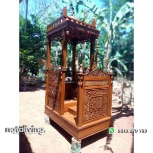 Mimbar masjid besar mimbar kayu jati terbaru nataliving furniture