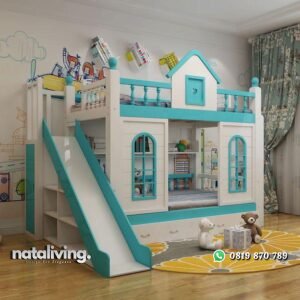 Tempat tidur anak terbaru model terbaik dipan anak duco nataliving furniture