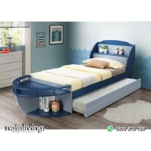 Dipan anak terbaru motif kapal minimalis tempat tidur anak karakter nataliving furniture
