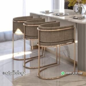 Kursi Bar stainles gold kursi bar custom terbaru nataliving furniture