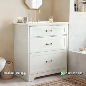 ALLIA Wastafel Cabinet Laci Cat Duco Minimalis nataliving furniture